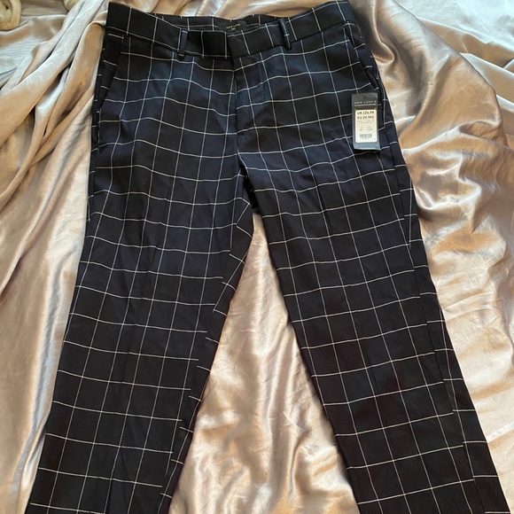 Men New Look plaid work pants skinny (bundle) - Picture 2 of 3